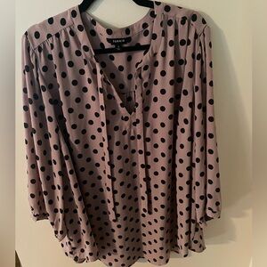 Polka dot blouse